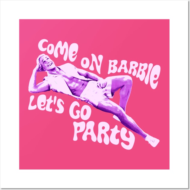 Ken Barbie - Come On Barbie Lets Go Party Wall Art by Colana Studio